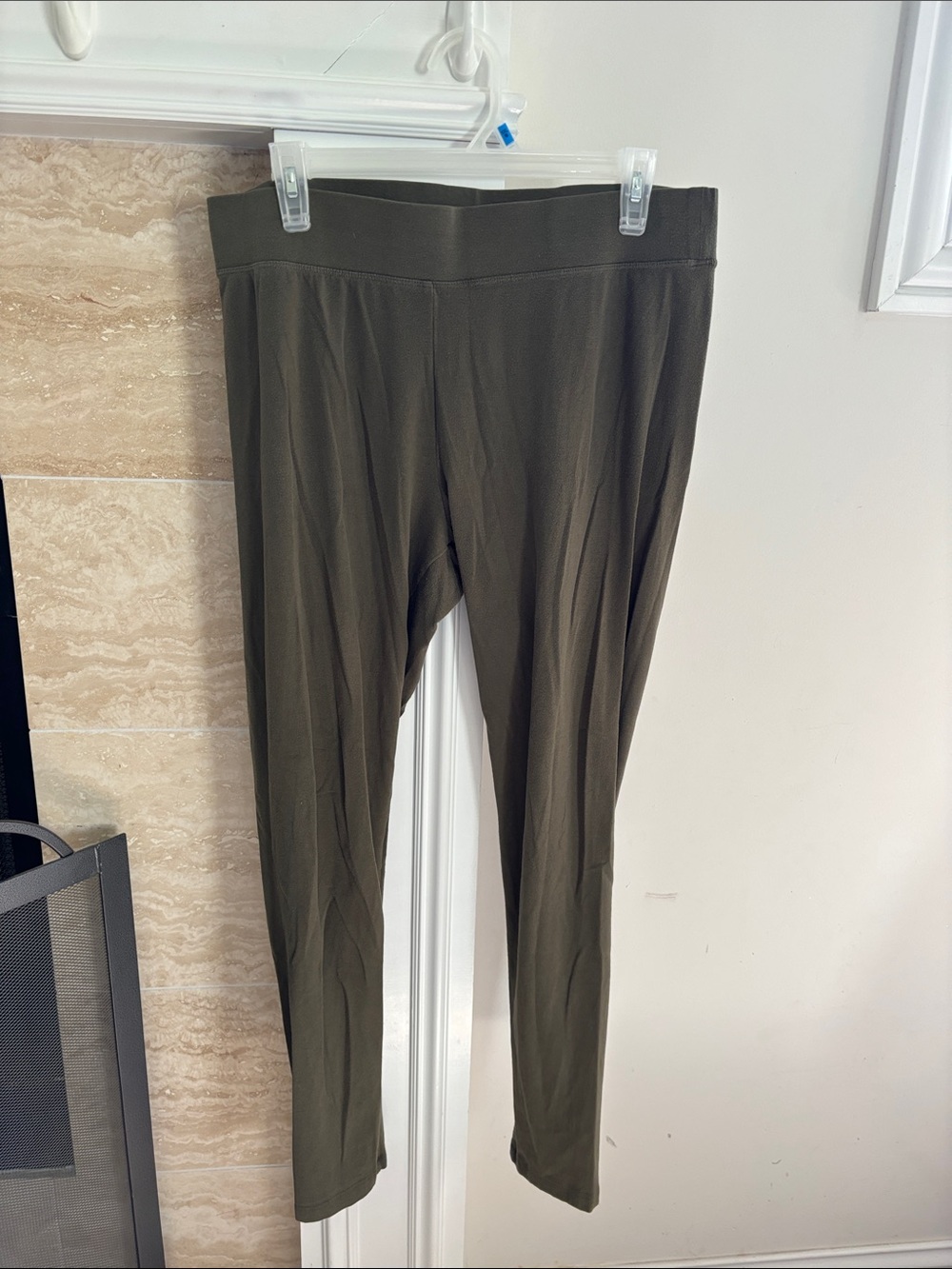Sonoma Olive Green Pull-On Stretch Leggings